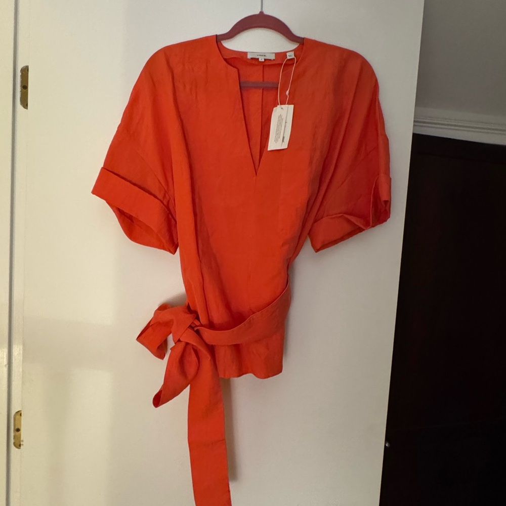 NWT Vince Orange Women's Top